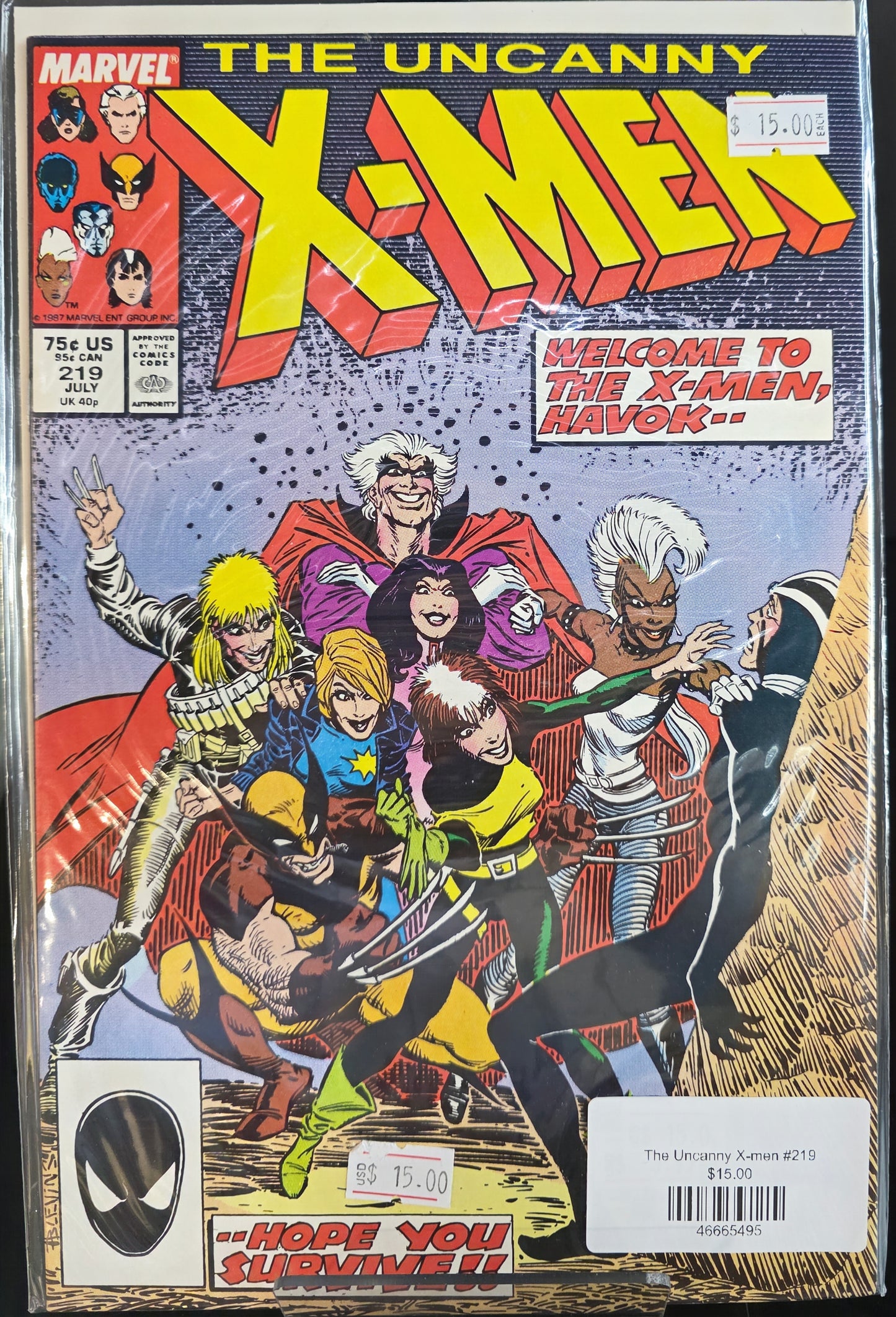 Uncanny X-Men #219