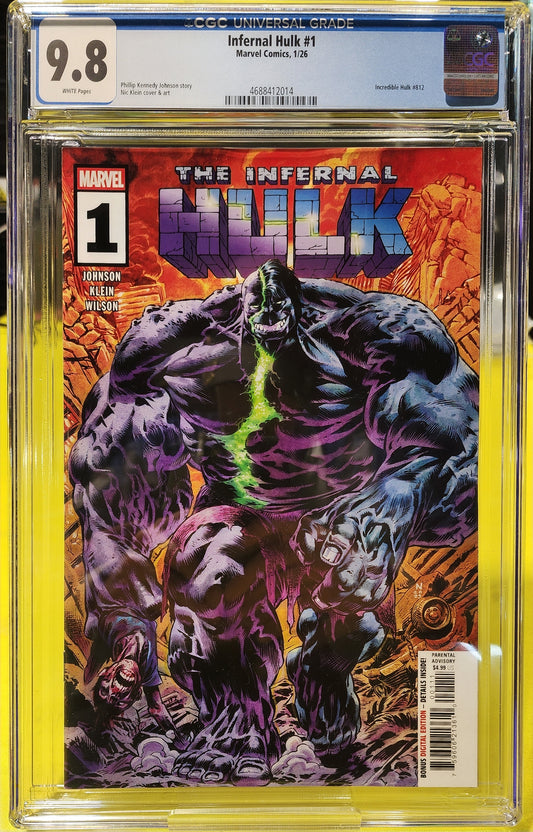 Infernal Hulk #1 CGC 9.8