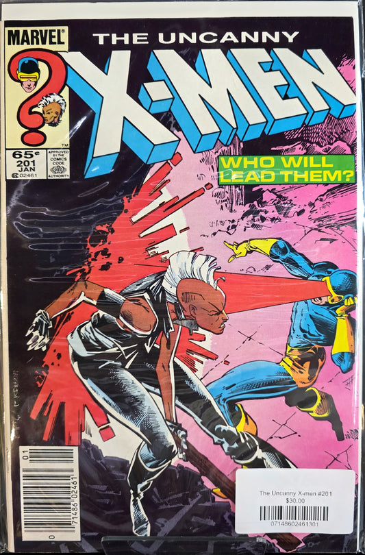 Uncanny X-Men #201 Newsstand Edition