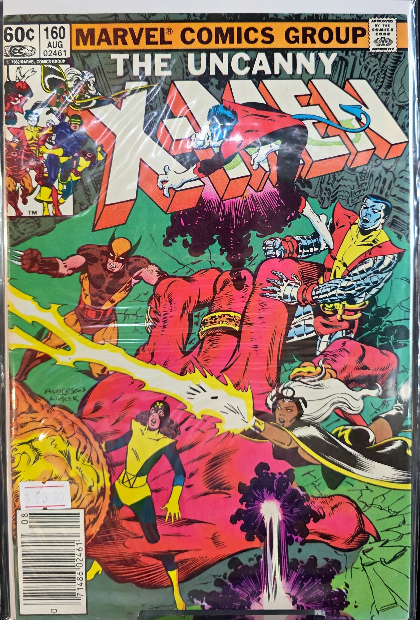 Uncanny X-Men #160 Newsstand Edition