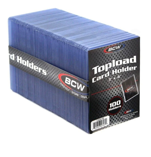Topload card holder