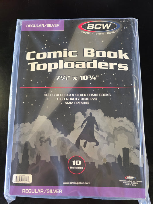 Regular/Silver Comic Book Toploaders