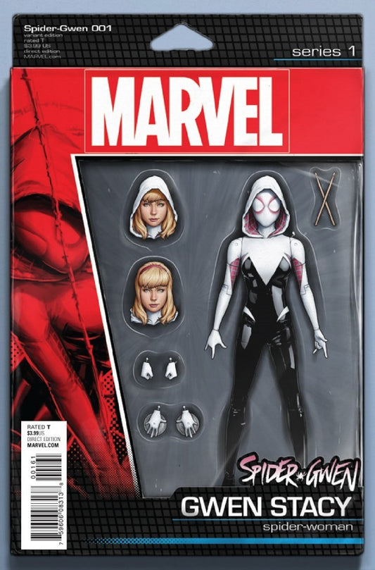 Spider-Gwen #1 John Tyler Christopher Action Figure Variant