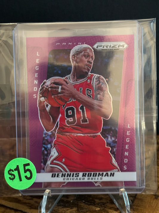 Dennis Rodman Prizm Legends Purple /99
