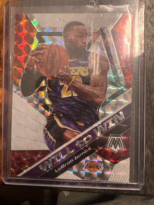 Sports Card Lebron James will to win 2020