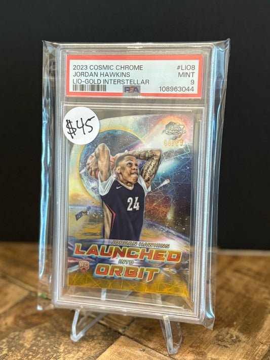 Jordan Hawkins RC Launched Into Orbit Gold Interstellar /50 PSA 9