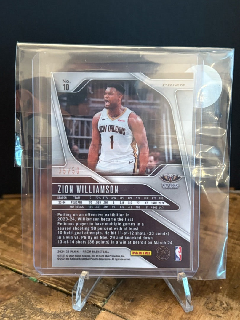 2024-25 Zion Williams Prize Pink Disco /50