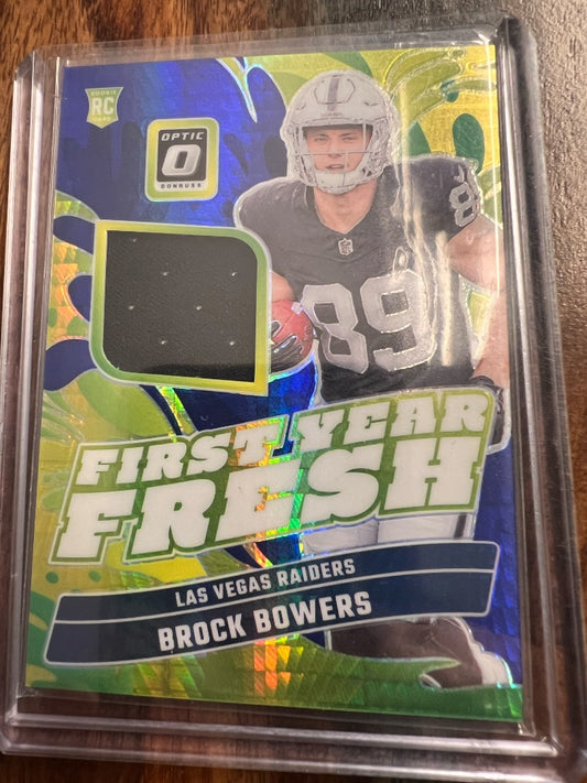Brock Bowers Donruss Optic RC
