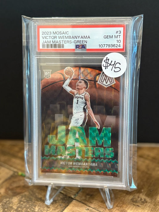 Victor Wembanyama Jam Masters Green PSA 10