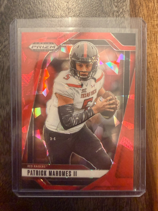 Patrick Mahomes Red Ice Prizm