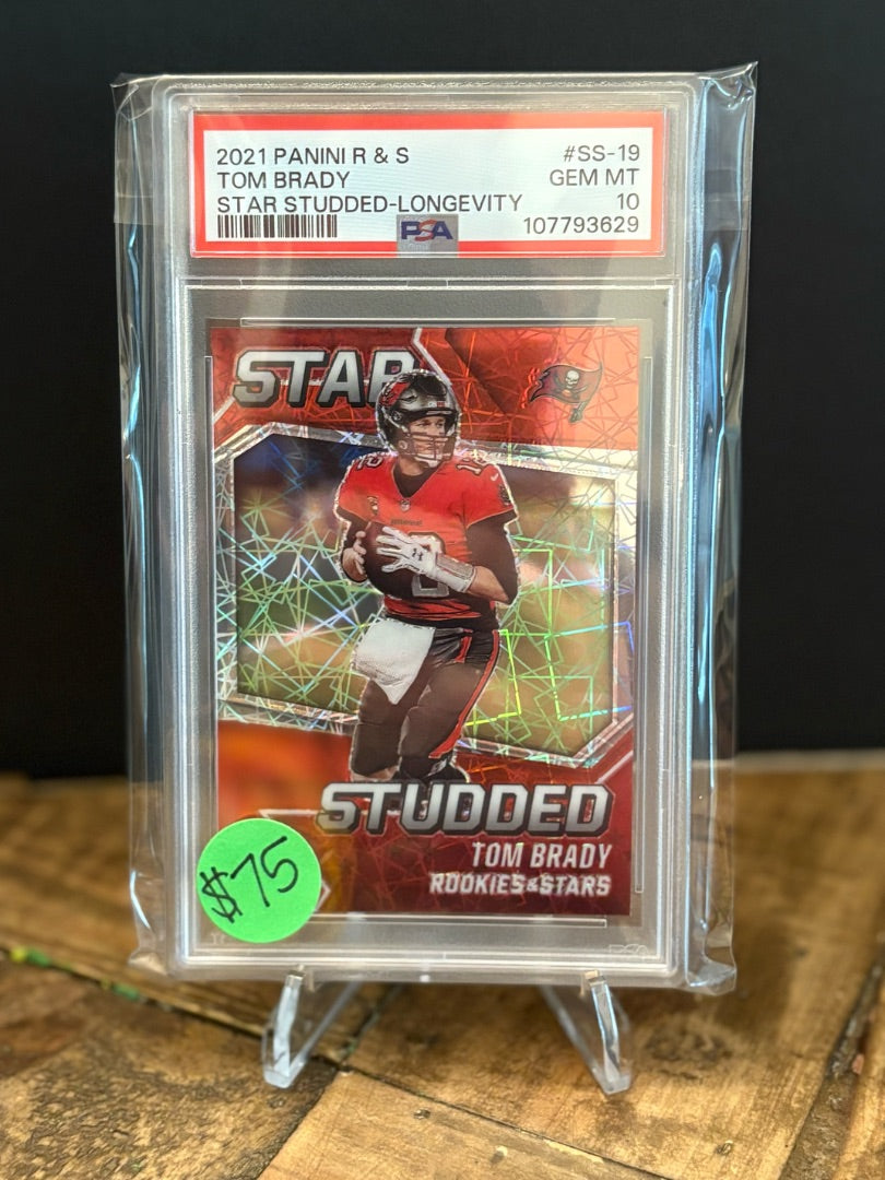 Tom Brady Star Studded-Lingevity PSA 10