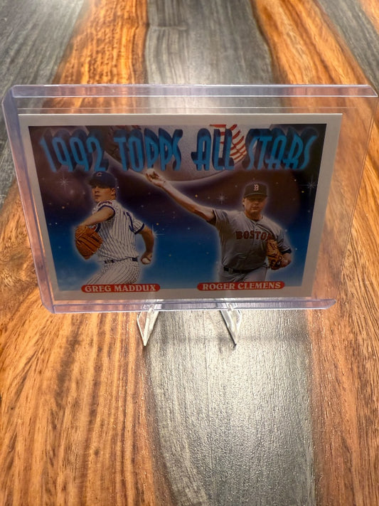 Maddux Clemens 1992 Topps