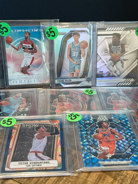 NBA Basketball Card (Single Card $5)