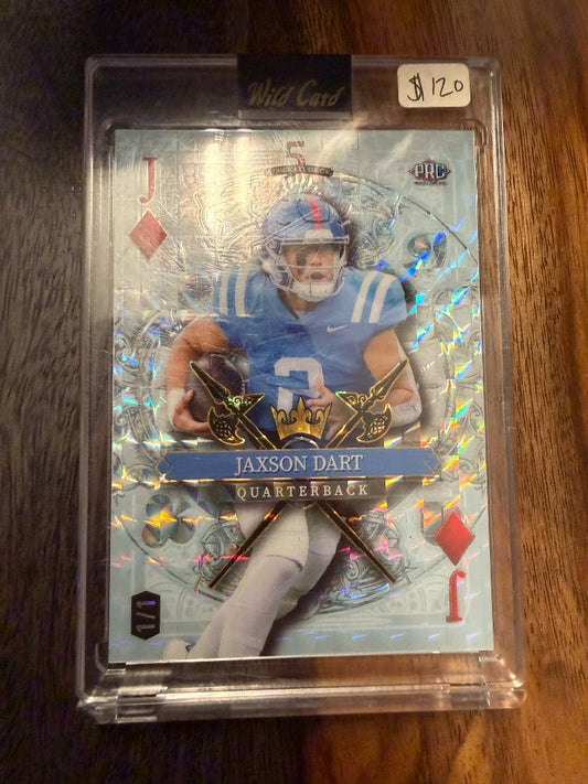 Jaxson Dart 1/1 Wild Card 2024