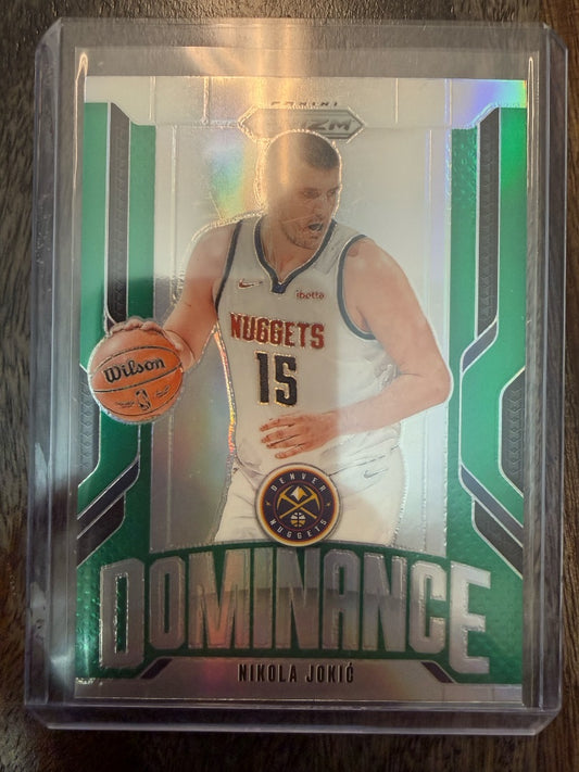 Nikola Jokic Dominance Green Prizm