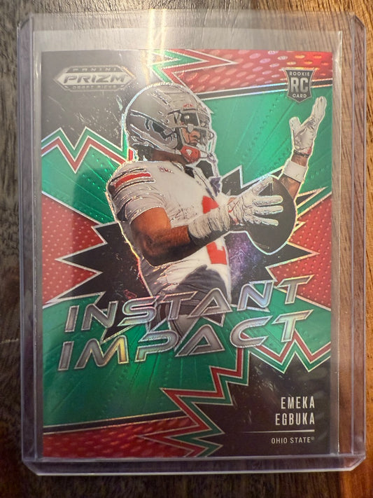 Emeka Egbuka RC Green Prizm