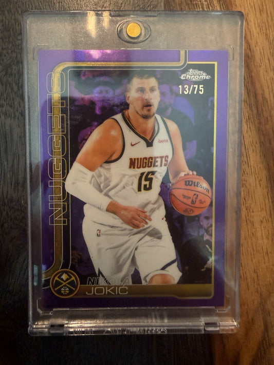 Nikola Jokic Purple Refractor 13/75