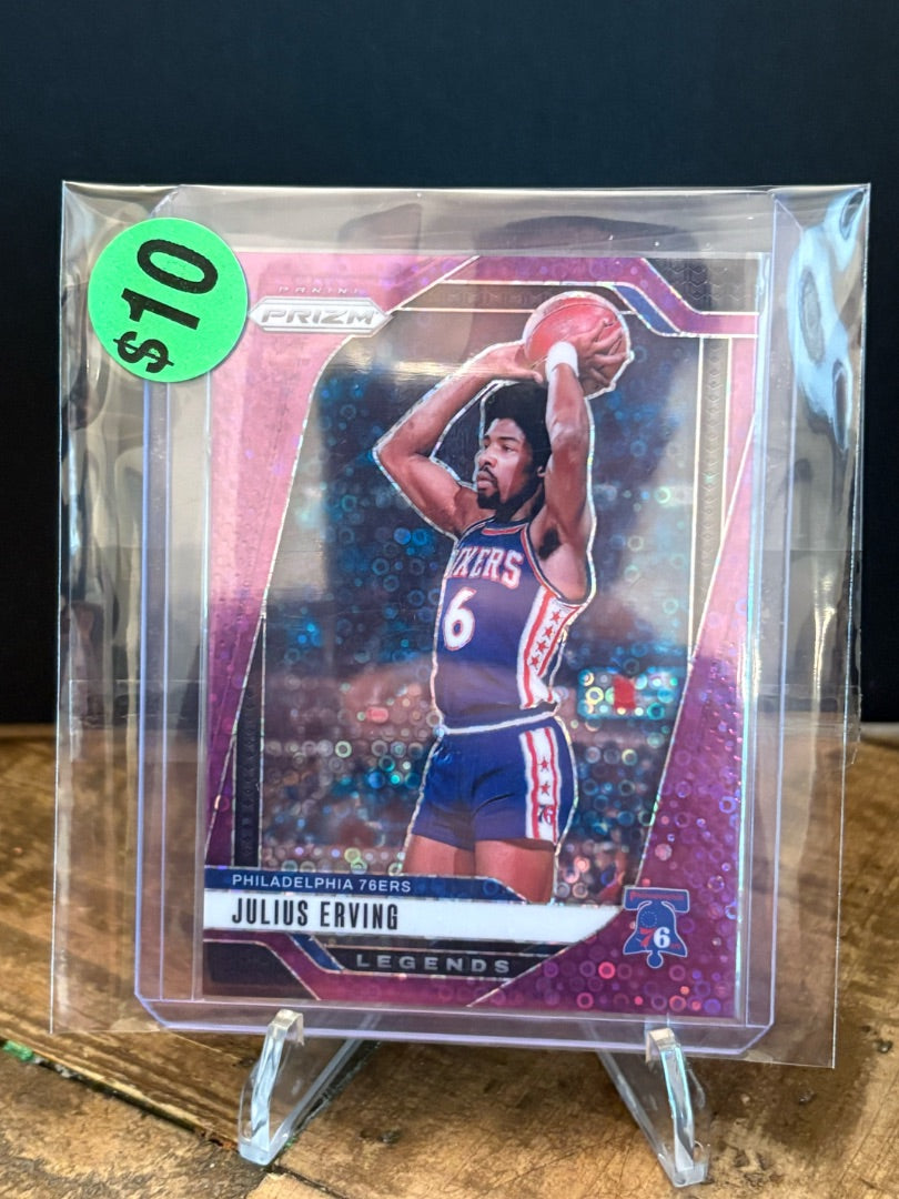 2024-25 Julius Erving Purple Disco Prizm /75
