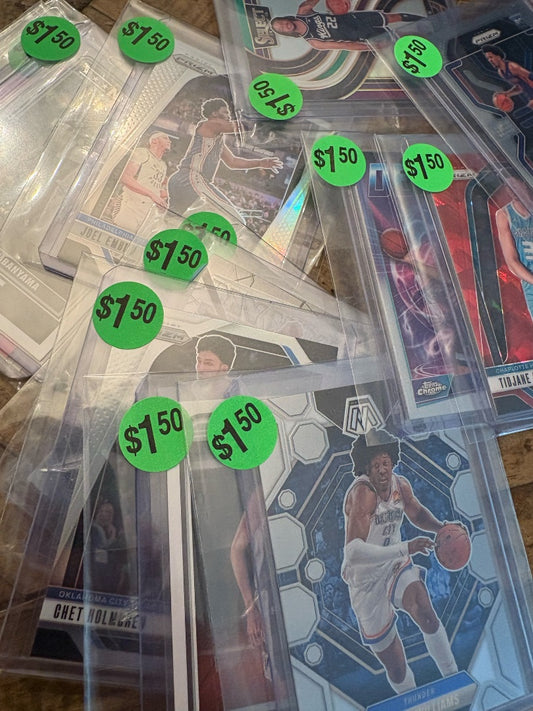 NBA Basketball Card (Single Card $1.50)