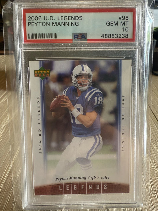 Peyton Manning 2006 U.D. Legends