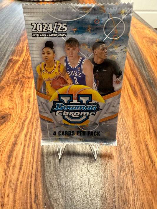 Bowman Chrome 4 Card Pack NCAAB