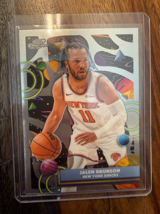 Jalen Brunson Cosmic Chrome Base