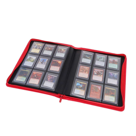 Z-Folio 9-Pocket LX Album - Toploaders - Red